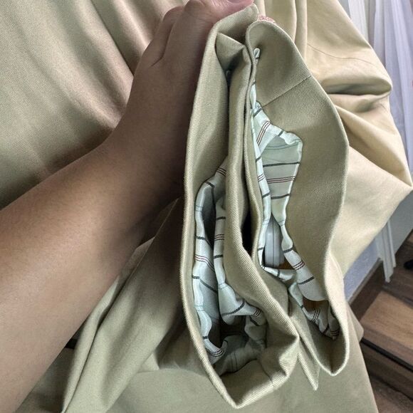 Lauren Ralph Lauren Slim Fit Double Button Tan Men's Blazer Sz 42R - Picture 8 of 9